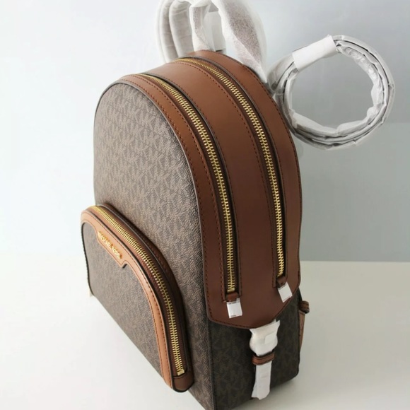 Michael Kors Backpack Bag Jaycee Md Backpack Brown Braun 35S2G8TB2B - Picture 7 of 16